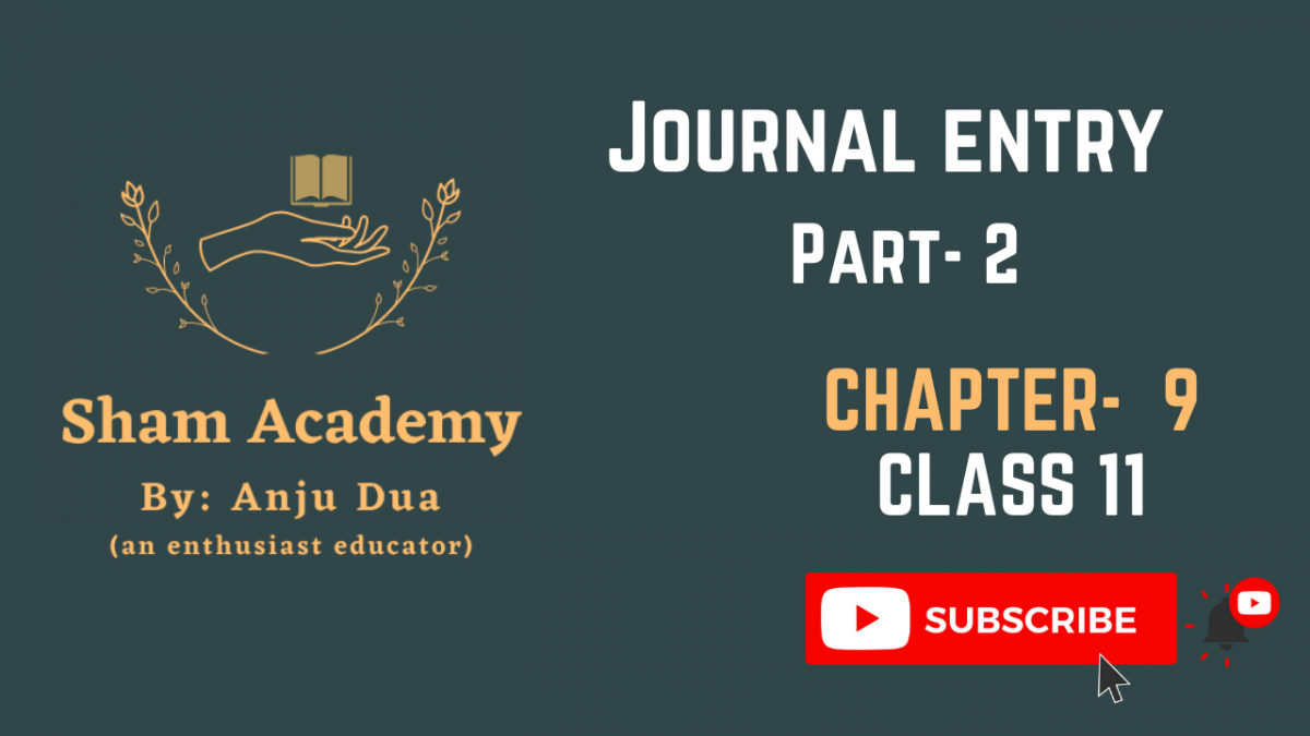 Treatment of Trade & Cash Discount in Journal Entries Class 11 | Chapter 9 Class 11 Accounts